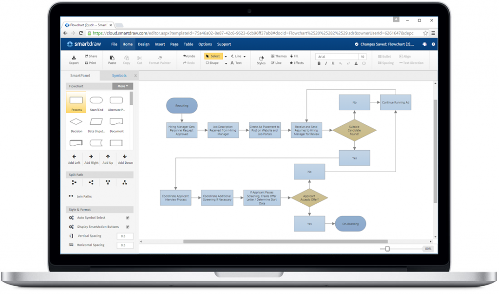 Smartdraw dashboard | CompareCamp.com