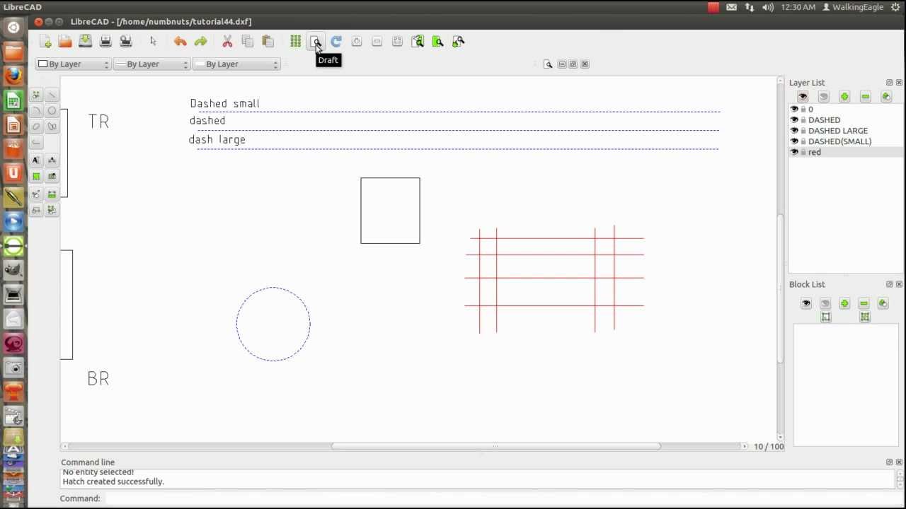 librecad change global line width