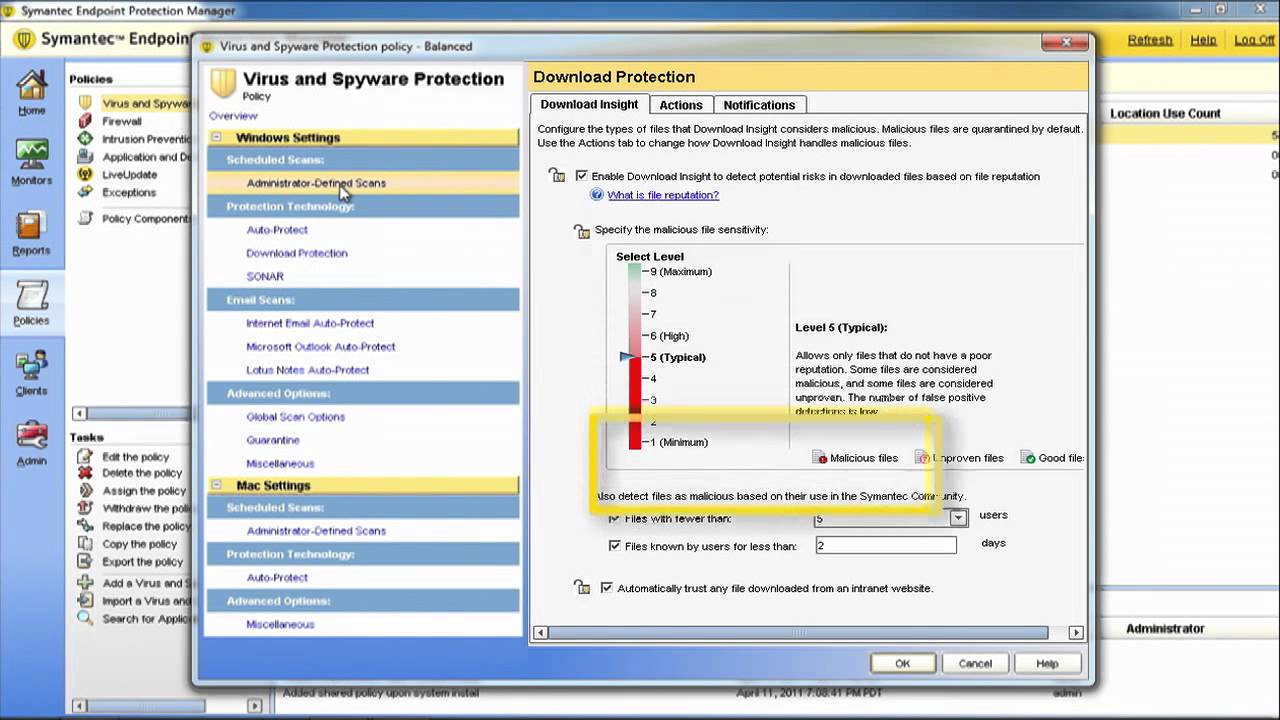 symantec endpoint protection support