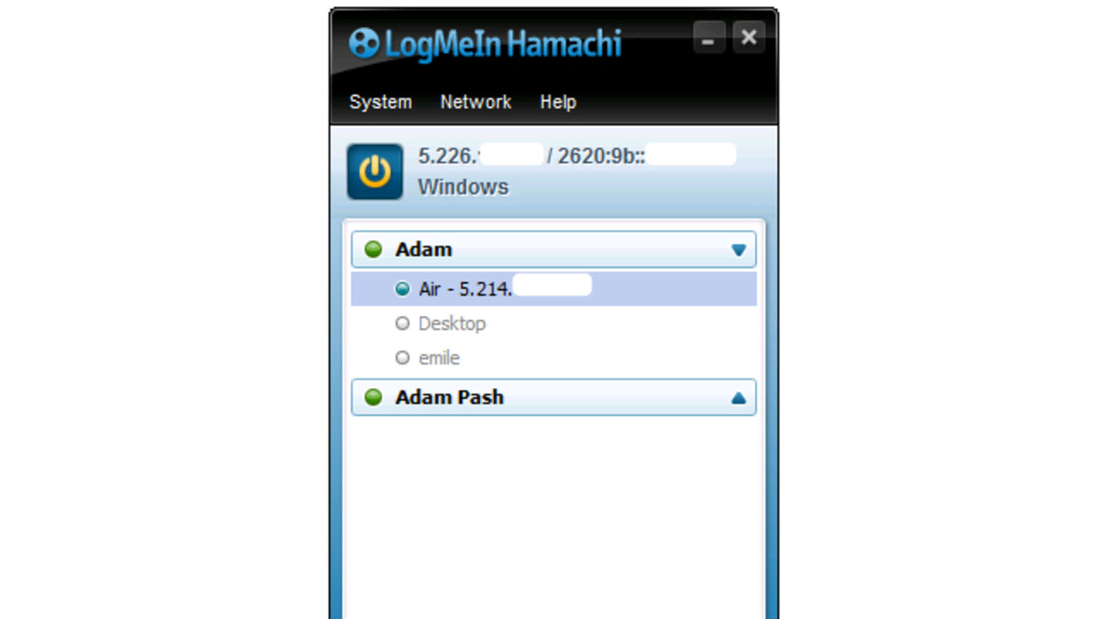 Hamachi – VPN client