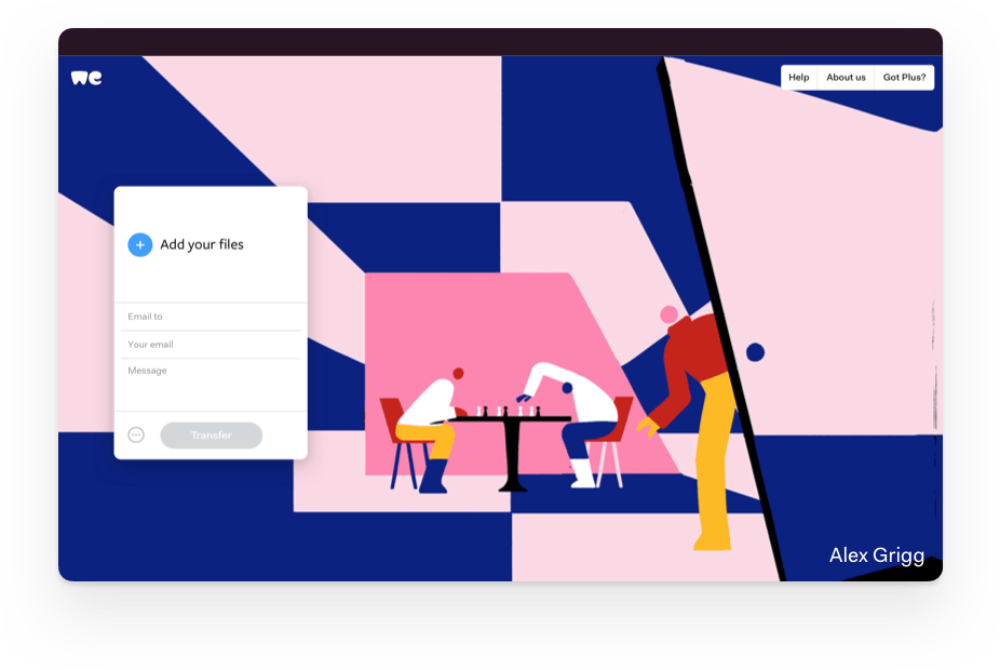 does wetransfer work in china