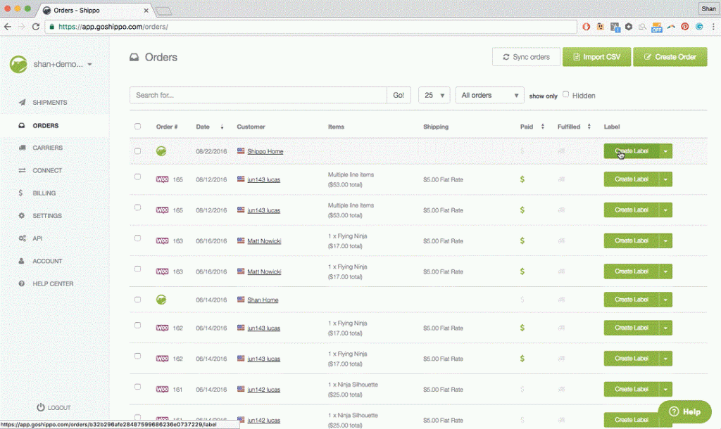 shippo-dashboard | CompareCamp.com