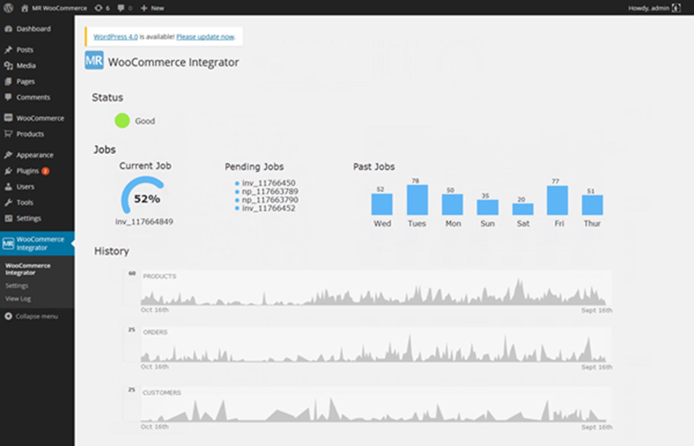 Woocommerce status. WOOCOMMERCE. Woo comerce.