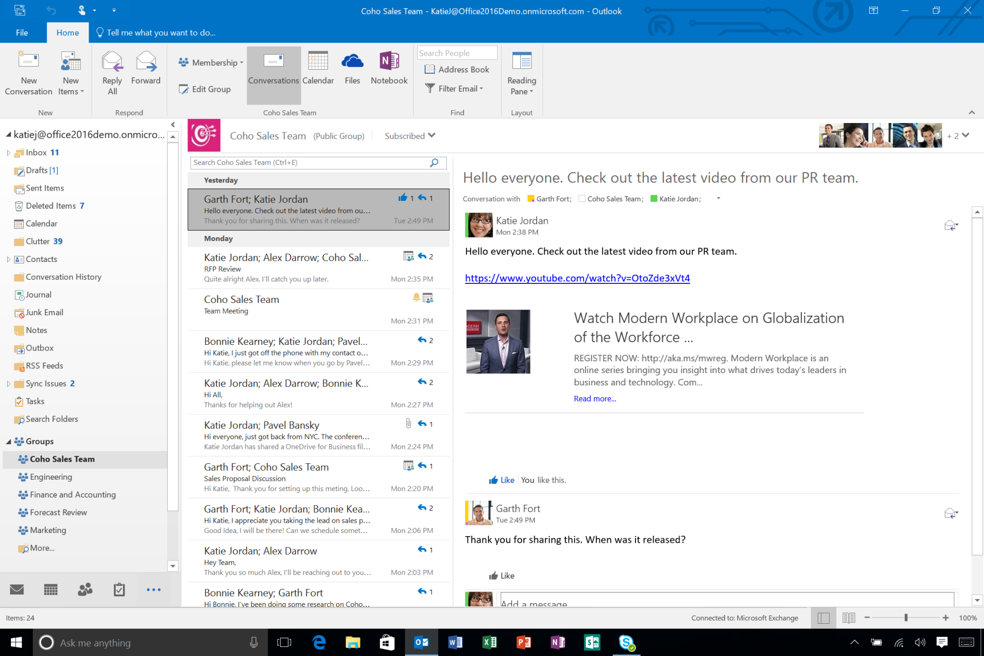 microsoft outlook for business