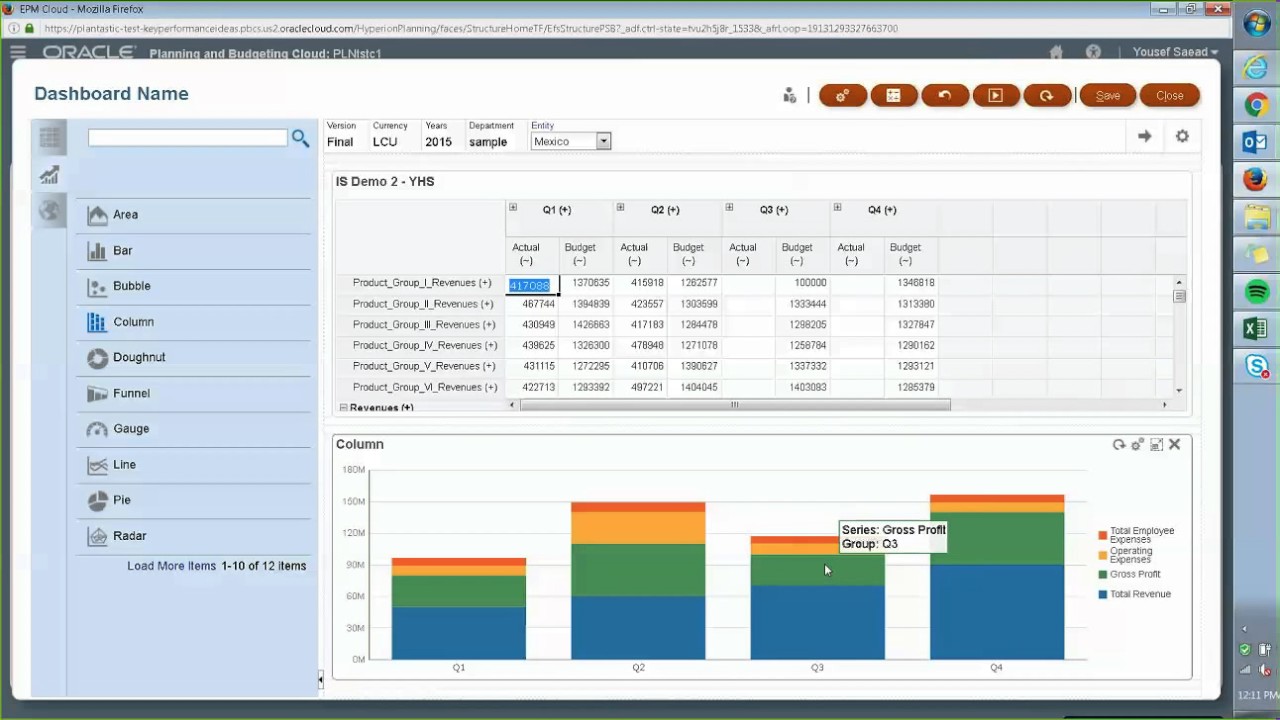 Oracle Hyperion Planning