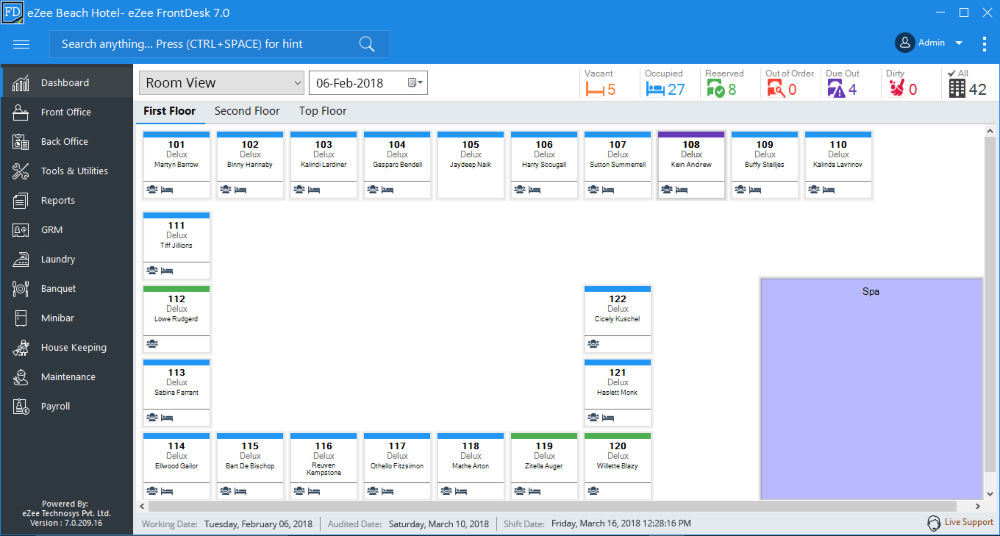 Ezee Frontdesk Review Pricing Pros Cons Features