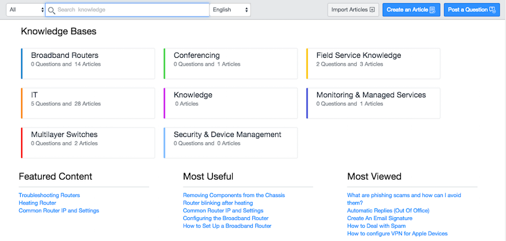 knowledge article review servicenow