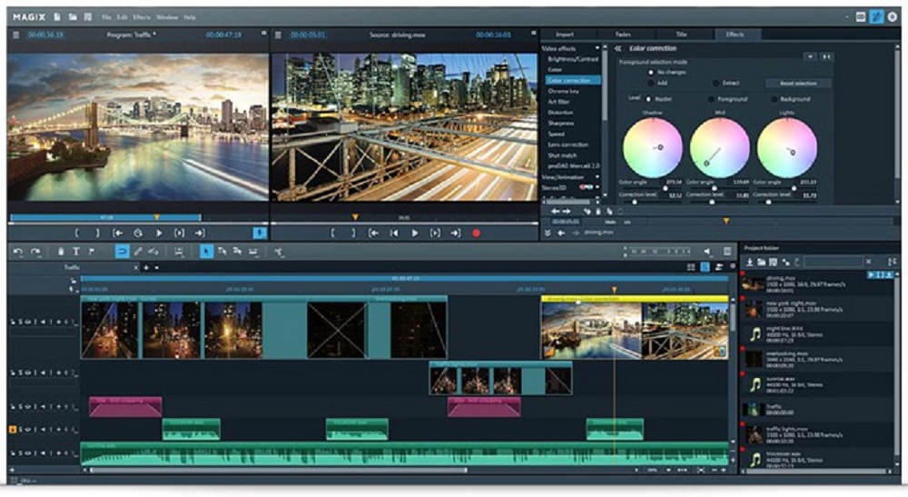 Разное качество видео. MAGIX Video Pro. MAGIX Video Pro x. 2. Видеомонтаж. Редактор видео со стабилизацией.