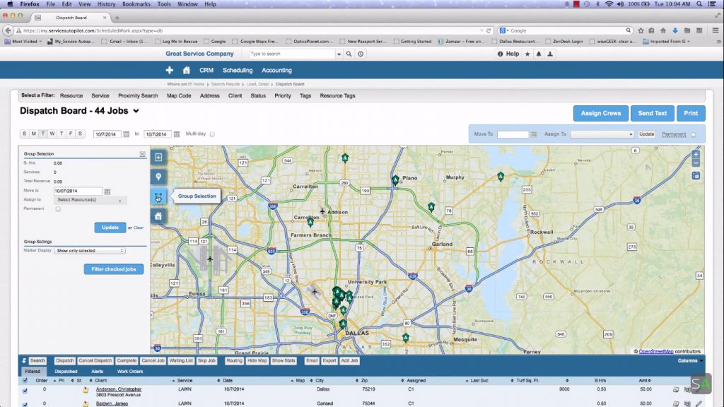 Service Autopilot dashboard 2 copy | CompareCamp.com