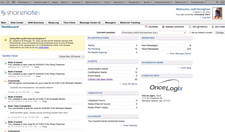ShareNote dashboard | CompareCamp.com