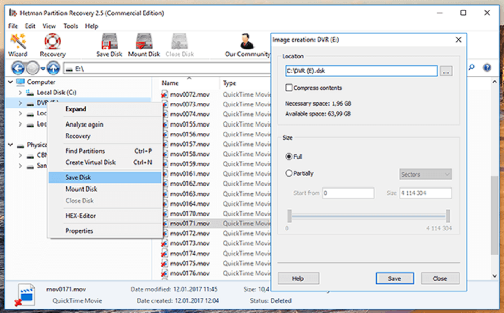 download the new Hetman Partition Recovery 4.8