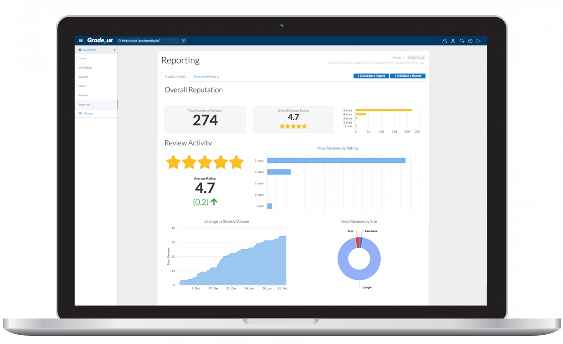 Grade.us dashboard | CompareCamp.com