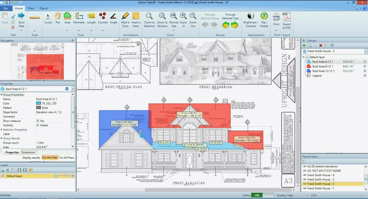 construction takeoff software countertops