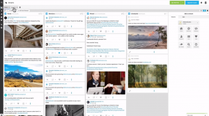 Hootsuite dashboard