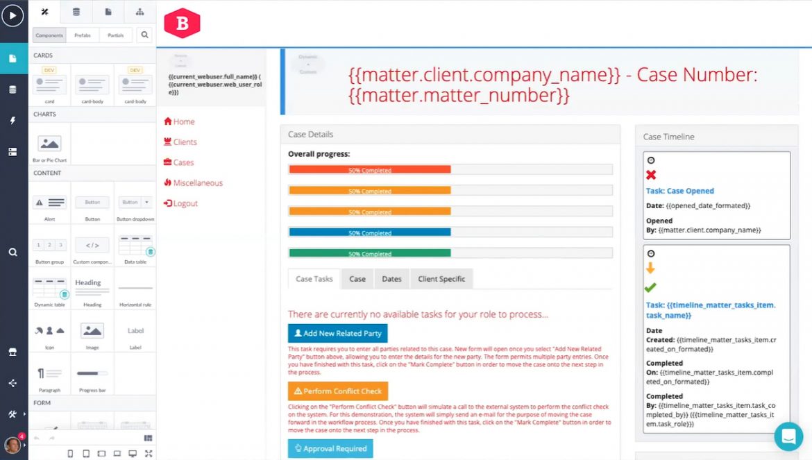 Betty Blocks dashboard | CompareCamp.com