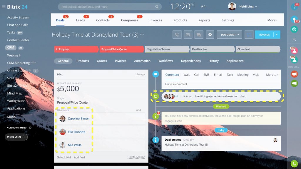 Bitrix24 vs HubSpot Marketing Comparison 2021
